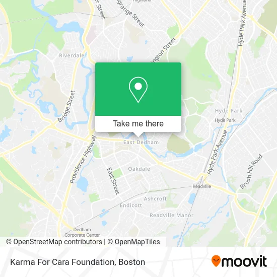 Karma For Cara Foundation map
