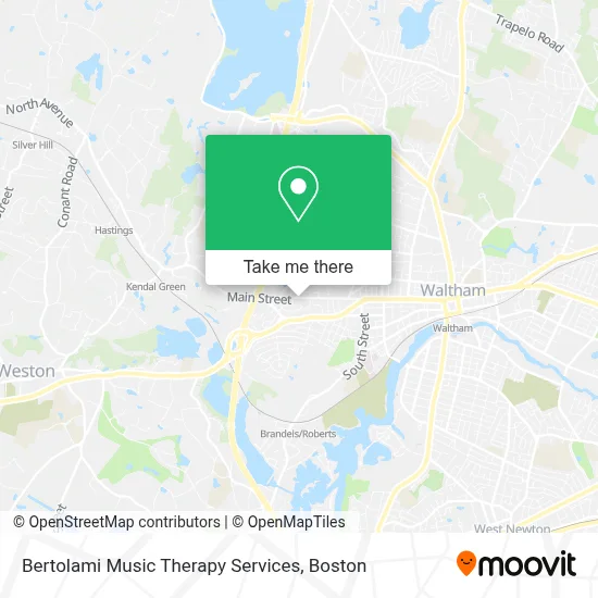 Bertolami Music Therapy Services map