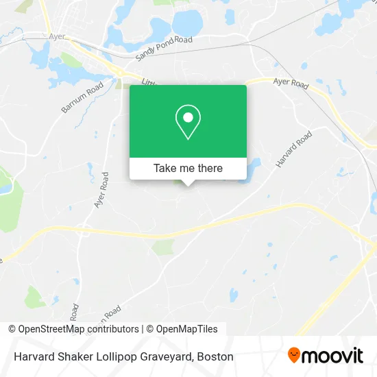 Harvard Shaker Lollipop Graveyard map