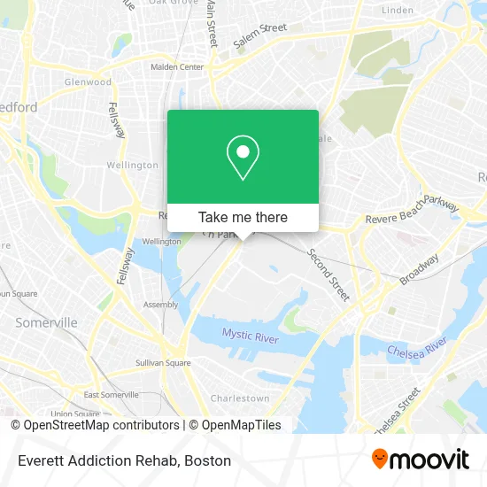 Everett Addiction Rehab map