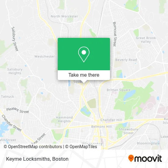 Keyme Locksmiths map