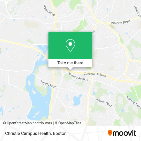 Christie Campus Health map