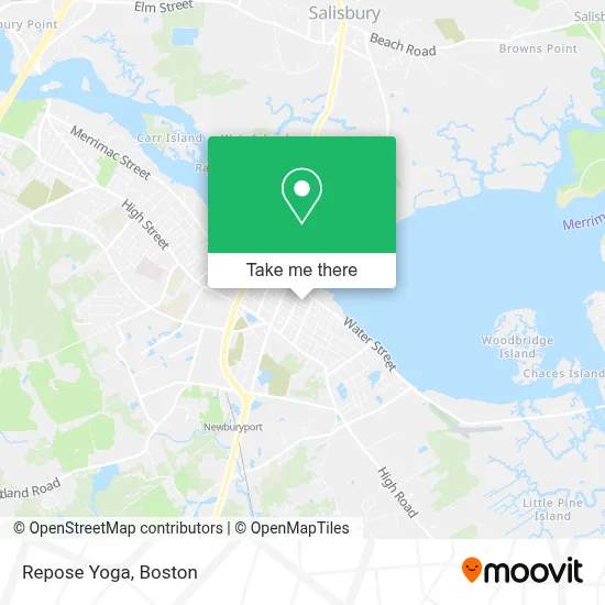Repose Yoga map