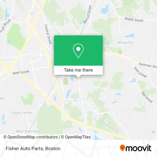 Fisher Auto Parts map