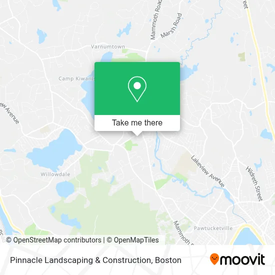 Pinnacle Landscaping & Construction map