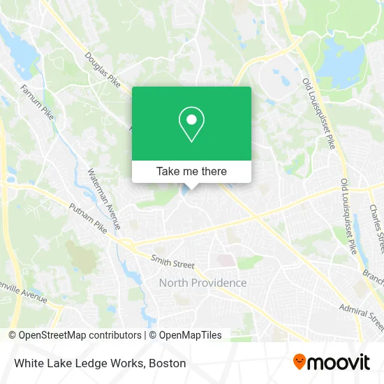 White Lake Ledge Works map