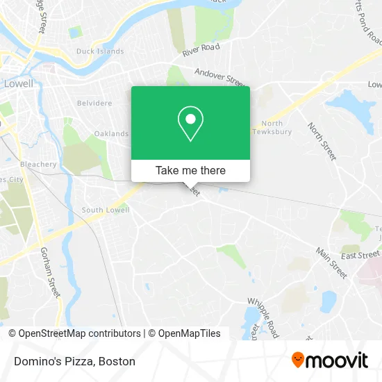 Domino's Pizza map
