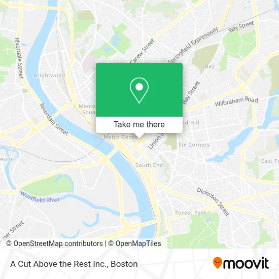 A Cut Above the Rest Inc. map