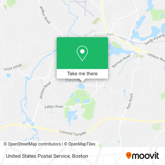 United States Postal Service map