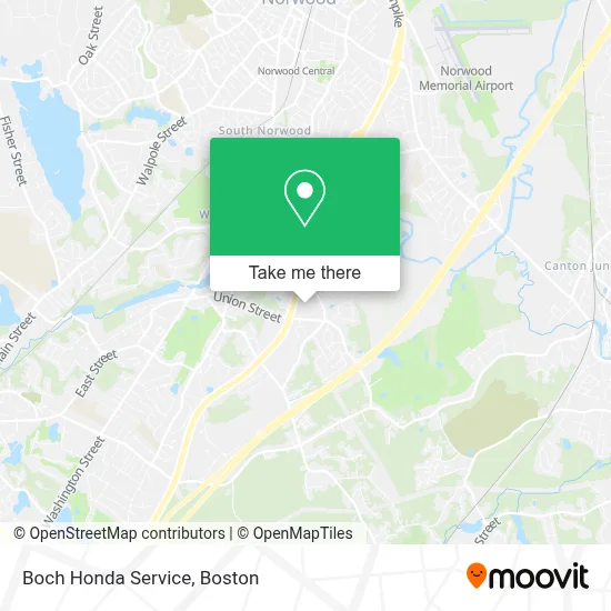 Boch Honda Service map