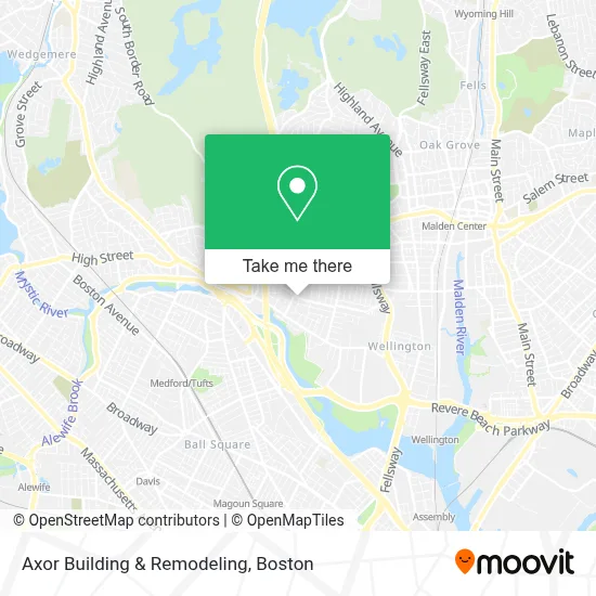 Axor Building & Remodeling map