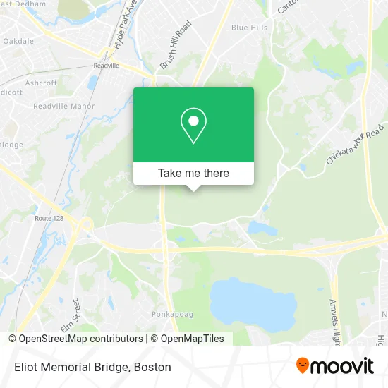 Eliot Memorial Bridge map