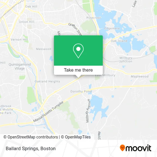 Ballard Springs map