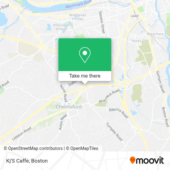 Kj’S Caffe map
