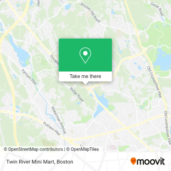 Twin River Mini Mart map