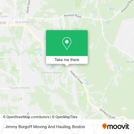 Jimmy Burgoff Moving And Hauling map