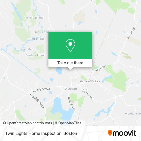 Twin Lights Home Inspection map