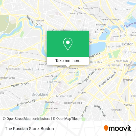 The Russian Store map