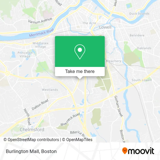 Burlington Mall map