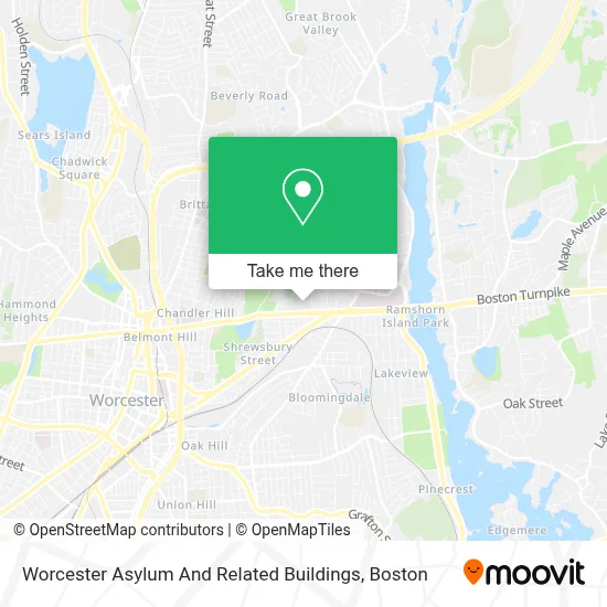 Worcester Asylum And Related Buildings map