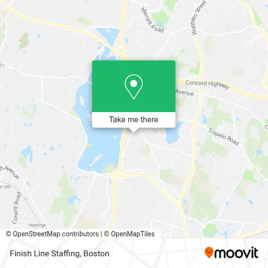 Finish Line Staffing map