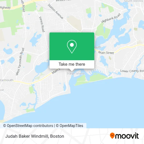 Judah Baker Windmill map