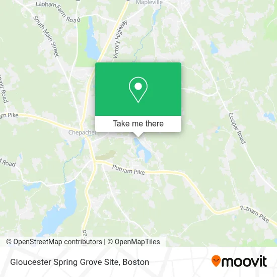 Gloucester Spring Grove Site map