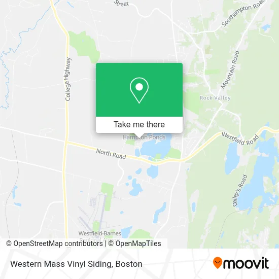 Western Mass Vinyl Siding map