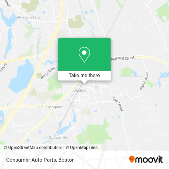 Consumer Auto Parts map