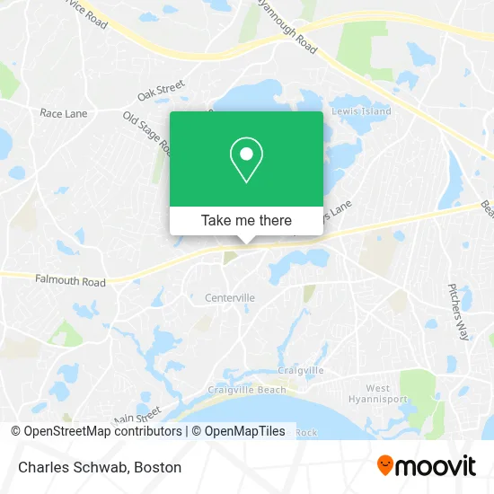Charles Schwab map