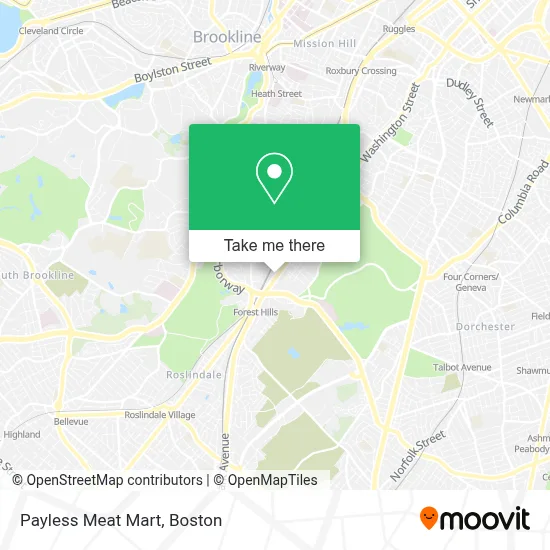 Payless Meat Mart map