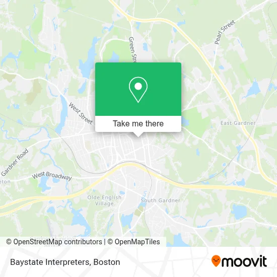 Baystate Interpreters map