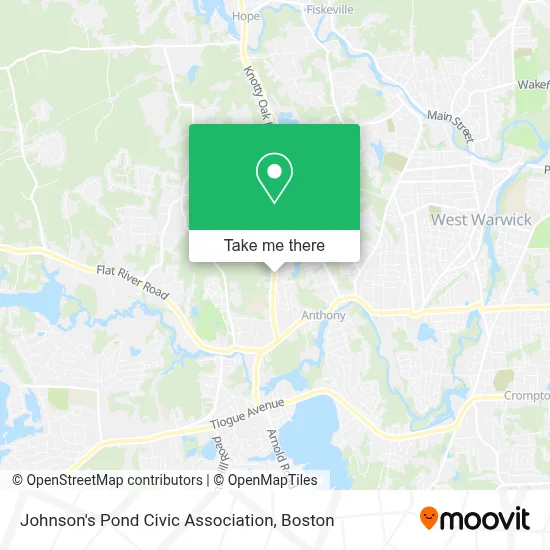 Johnson's Pond Civic Association map