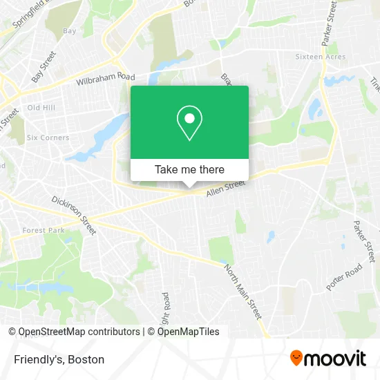 Friendly's map