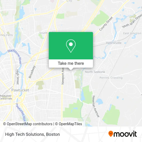High Tech Solutions map