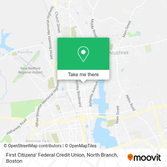 First Citizens' Federal Credit Union, North Branch map