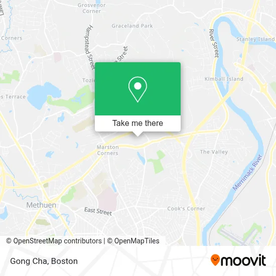 Gong Cha map