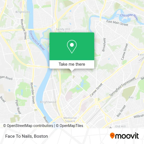 Face To Nails map