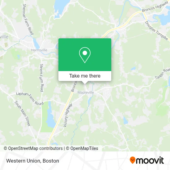 Western Union map