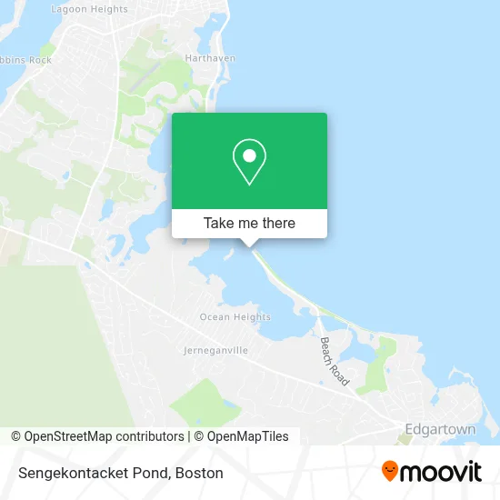 Sengekontacket Pond map