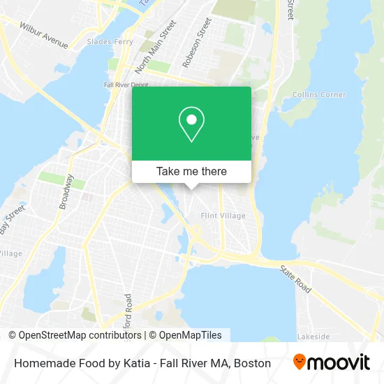 Homemade Food by Katia - Fall River MA map