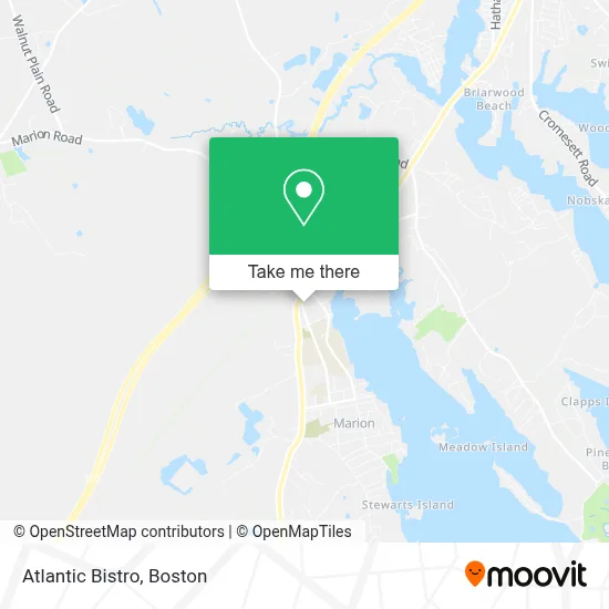 Atlantic Bistro map