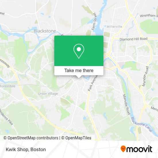 Kwik Shop map