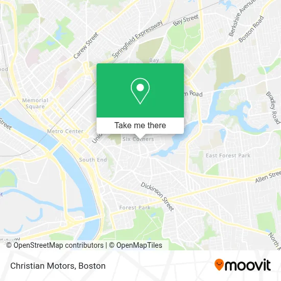 Christian Motors map
