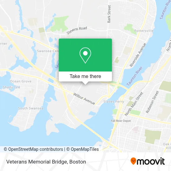 Veterans Memorial Bridge map