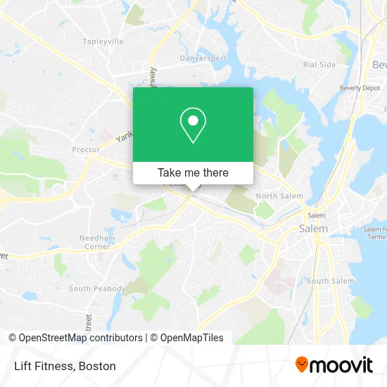 Lift Fitness map