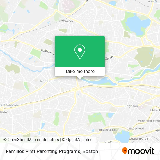 Families First Parenting Programs map