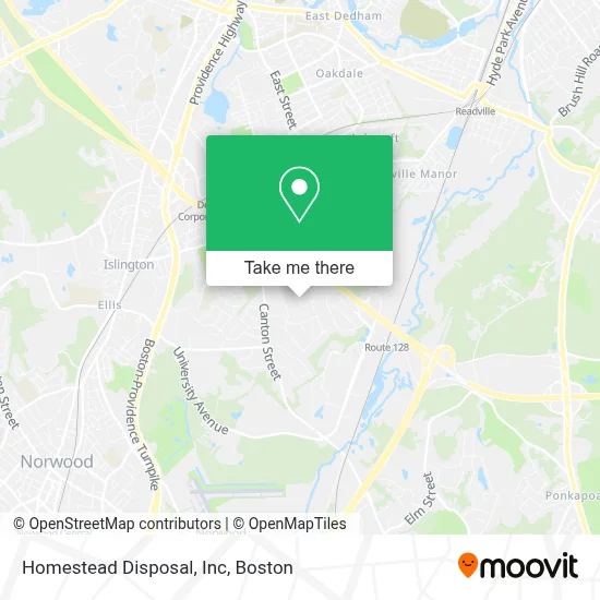 Homestead Disposal, Inc map