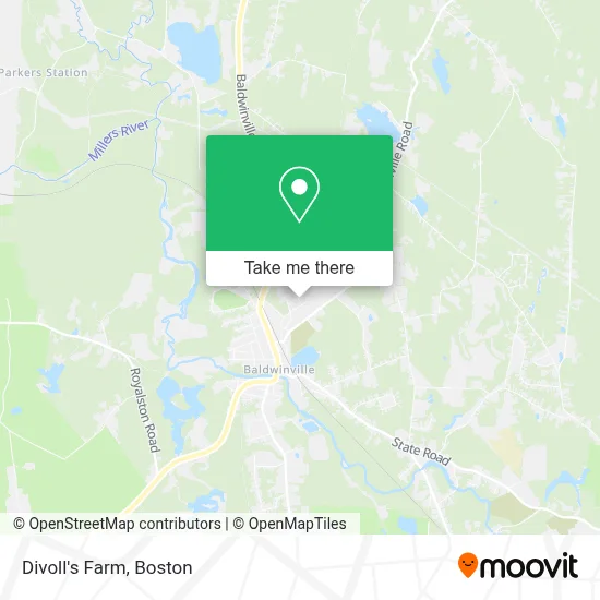 Divoll's Farm map