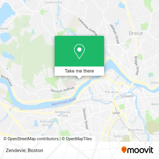Zendevie map